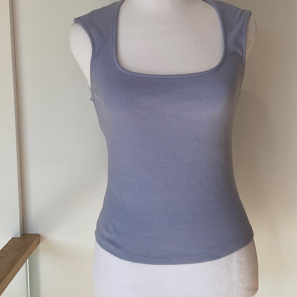 Maeve Square Neck Tank - Lavender